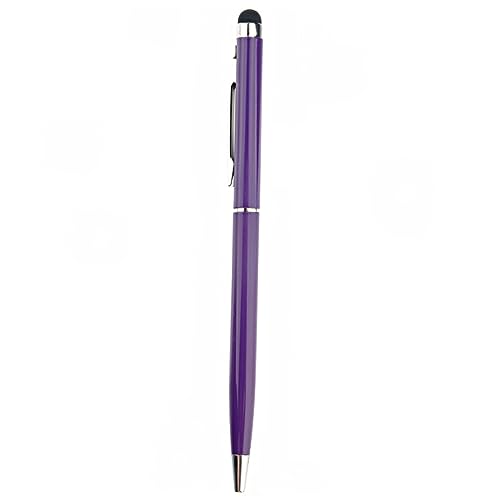 Kugelschreiber Pocket Clip spicketstift multifunktions Stift Silikonspitze Touchscreen Stift applepen doppelter Zweck Kapazität Werkzeug Geschenk Mann Kapazitiver Stift Violett von jojofuny