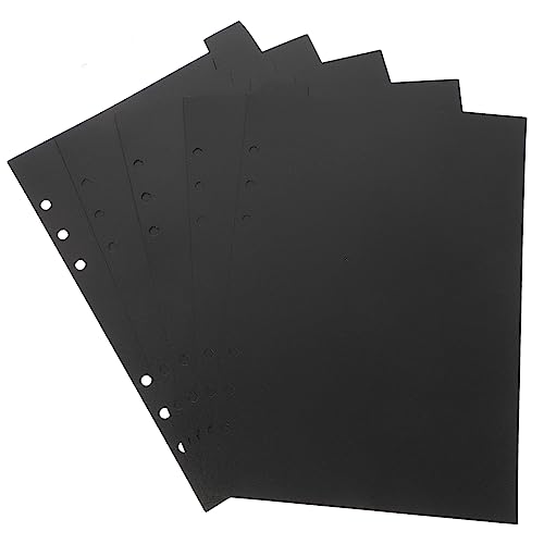 jojofuny 1 Satz A5 Schwarze Trennblätter 6 Loch Ordnerteiler A5 Papierteiler Löcher Seitenteiler Tabs Ordnerteiler Ordner Tabs Indexteiler Ordner Organizer Pp 5 Stück jojofuny 1 Satz A5 Schwarze Trennblätter 6 Loch Ordnerteiler A5 Papierteiler Löcher Seitenteiler Tabs Ordnerteiler Ordner Tabs Indexteiler Ordner Organizer Pp 5 Stück von jojofuny