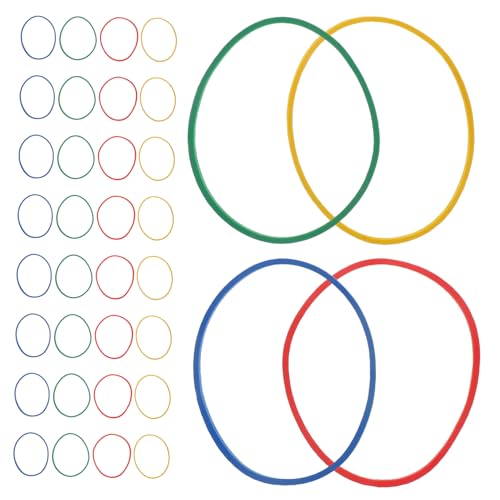 jojofuny 1 Satz Gummiband gummibänder Geldbänder Loombänder nachfüllen Büroklammern in verschiedenen Größen kleine Haargummis Bargeldband von jojofuny