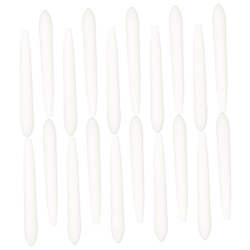 jojofuny 1 Satz Marker -stift -ersatznibs Acrylmarker Ersatzspitzen Acrylmarker Zubehör Bemerkenswerte Ersatztipps Stiftspitzen Malen Praktische Farbmarkerspitzen Ballaststoff Weiß 20 Stück von jojofuny