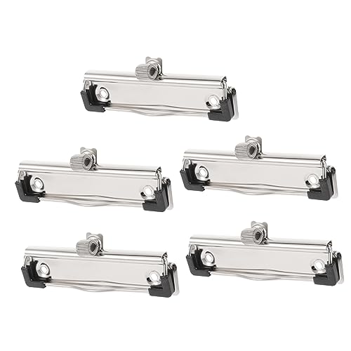 jojofuny 1 Satz Ordner Mit Klammern Für Die Still-zwischenablage Klare Zwischenablagen Klemmbretter Clips Montierbarer Klemmbrettclip Mini-zwischenablage-clip Metall 5 Stück jojofuny 1 Satz Ordner Mit Klammern Für Die Still-zwischenablage Klare Zwischenablagen Klemmbretter Clips Montierbarer Klemmbrettclip Mini-zwischenablage-clip Metall 5 Stück von jojofuny