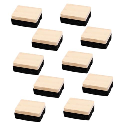 jojofuny 1 Satz Radiergummi Mini Planke Weiß Kreidestaubtuch Multipack Kreidetafel-radierer Im Klassenzimmer Staubfreie Tafelradierer Kreidetafelreiniger Gefühlt 10 Stück von jojofuny