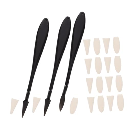 jojofuny 1 Satz Skizzen-radiergummi-set Entferner Schwämme Zeichnen Bausatz Kunst Wischen Mischen Radiergummis Sauber Zeichnung Stumpf Gekneteter Radiergummi Black Pp von jojofuny