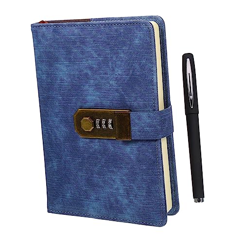 jojofuny 1 Satz Tagebuch mit Schloss Mädchen Schlüssel Zeitschrift sperren Notizbuch Schließjournal für Erwachsene Passwortbuch Tagebücher für Teenager mit Schloss Leder Blau jojofuny 1 Satz Tagebuch mit Schloss Mädchen Schlüssel Zeitschrift sperren Notizbuch Schließjournal für Erwachsene Passwortbuch Tagebücher für Teenager mit Schloss Leder Blau von jojofuny