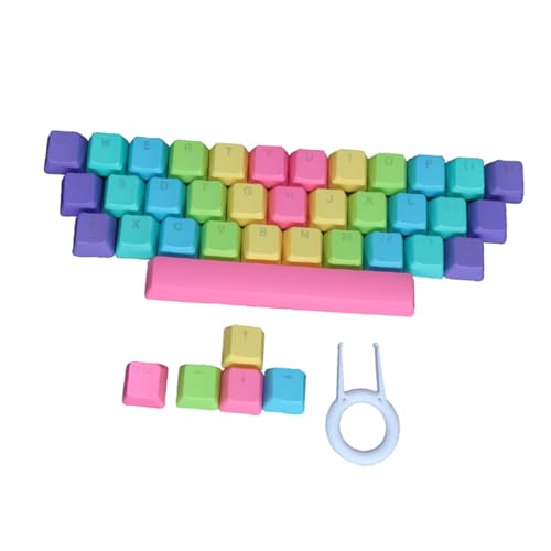 jojofuny 1 Satz pbt mechanische tastenkappe DIY Keyboard Mechanical keycaps Gaming-Tastenkappen farbige Tastatur mechanische Tastatur Tastaturen Tastaturschutz Tastenkappen-Kit Suite von jojofuny