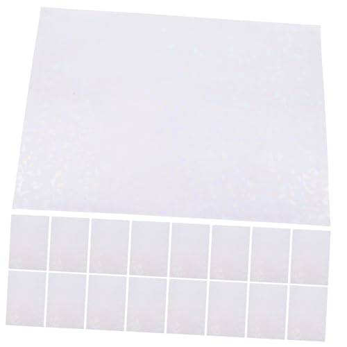 jojofuny 10 Blatt Laserglasaufkleber Hologramm Film holografisches Aufkleberpapier Holographischer Vinyl selbstklebende Folie holografische Papiere das Haustier jojofuny 10 Blatt Laserglasaufkleber Hologramm Film holografisches Aufkleberpapier Holographischer Vinyl selbstklebende Folie holografische Papiere das Haustier von jojofuny