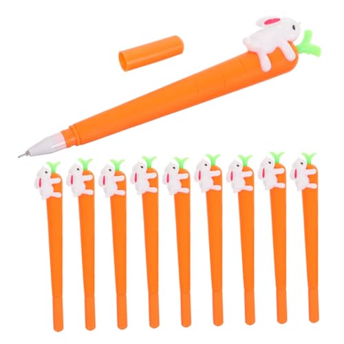 jojofuny 10 Stück Cartoon-stift Gel Stifte Süß Süße Stifte Erwachsene Lustig Süßer Stift Ästhetisches Briefpapier Löschbarer Stift Schwarz Stifte in Karottenform Tintenstift in Karottenform jojofuny 10 Stück Cartoon-stift Gel Stifte Süß Süße Stifte Erwachsene Lustig Süßer Stift Ästhetisches Briefpapier Löschbarer Stift Schwarz Stifte in Karottenform Tintenstift in Karottenform von jojofuny