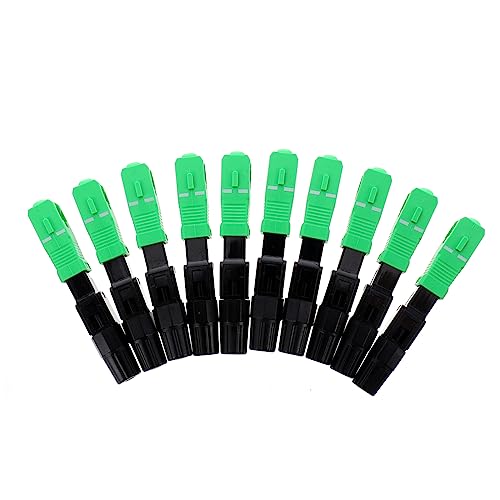 jojofuny 10 Stück Der Glasfaseranschluss Optik optisch Kabel Singlemode-Glasfaseradapter Singlemode-Faseranschluss neues Modell Glasfaser-Schnellverbinder Plastik Black jojofuny 10 Stück Der Glasfaseranschluss Optik optisch Kabel Singlemode-Glasfaseradapter Singlemode-Faseranschluss neues Modell Glasfaser-Schnellverbinder Plastik Black von jojofuny