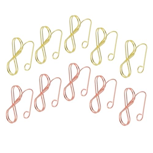 jojofuny 10 Stück Foto -Visitenkarte Notizen Ordner Restaurant Visitenkartenhalter Clips Inhaber tischdeckenklammern Memo-Papierhalter Fotokartenhalter Tischfotohalter Memo -Clip Eisen von jojofuny