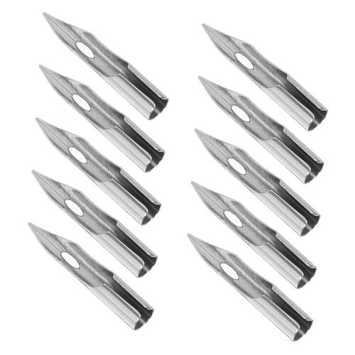 jojofuny 10 Stück Füllfederhalter Kalligraphie Dip Pen Marker Stift Ersatzspitzen Füllfederhalter Ersatzspitzen Comic Dip Pen Ersatzspitzen Federn Bemerkenswerte Stiftspitzen von jojofuny