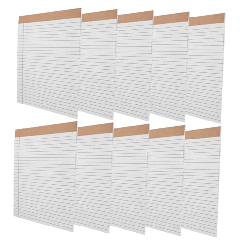 jojofuny 10 Stück Notizblock aus juristischem Papier schmucklos klein Schreibtafel Schreibwaren Gesetz Notizbuch Mini-Notizblöcke College-liniertes Papier legale Blöcke Notizpolster Weiß jojofuny 10 Stück Notizblock aus juristischem Papier schmucklos klein Schreibtafel Schreibwaren Gesetz Notizbuch Mini-Notizblöcke College-liniertes Papier legale Blöcke Notizpolster Weiß von jojofuny
