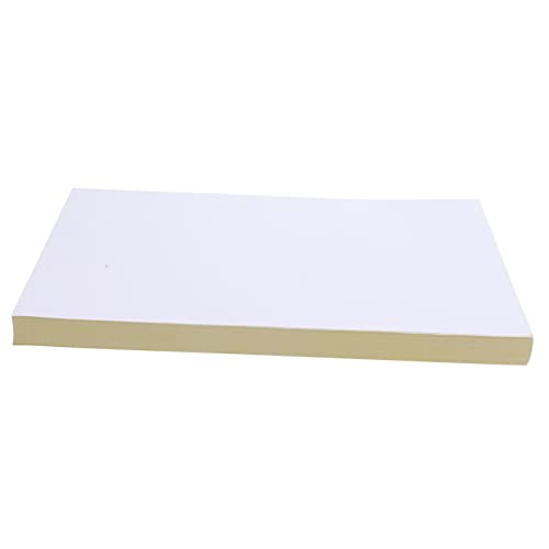 jojofuny 100 Blatt Aufkleberpapier Für Druckeretiketten Bedruckbare Reißfeste Versandetiketten Scrapbooking Aufkleberblöcke Scrapbook Aufkleber Glänzendes Druckpapier Kopie von jojofuny