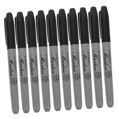 jojofuny 100 Stück Öliger Markierungsstift Trockener Löschstift Permanentmarker Whiteboard-marker Textmarker Trocken Abwischbare Marker Mit Feiner Spitze Löschbare Markierungen Plastik von jojofuny