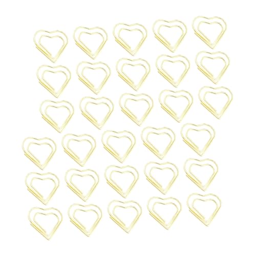 jojofuny 100 Stück herzförmige Büroklammer Clips dokumentieren Klammern für Papier kleine Büroklammern Metall -Büroklamme Büro Büroklammern Rostfreier Stahl Golden jojofuny 100 Stück herzförmige Büroklammer Clips dokumentieren Klammern für Papier kleine Büroklammern Metall -Büroklamme Büro Büroklammern Rostfreier Stahl Golden von jojofuny