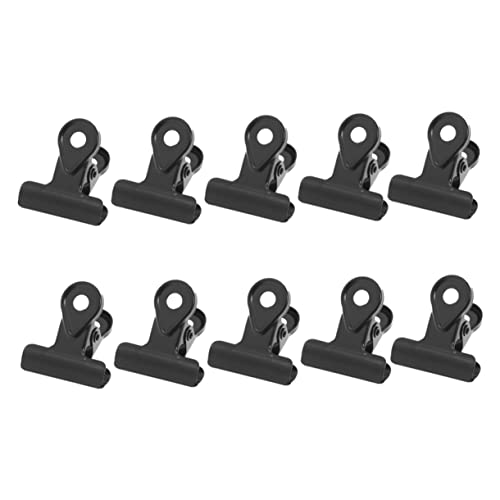 jojofuny 10Stücke Metall Binder Clips Scharnierclips Schwarz Robuste Büroklammern aus Kupfer Organisieren von Dokumenten Notizen und Fotos im Büro oder Zuhause jojofuny 10Stücke Metall Binder Clips Scharnierclips Schwarz Robuste Büroklammern aus Kupfer Organisieren von Dokumenten Notizen und Fotos im Büro oder Zuhause von jojofuny