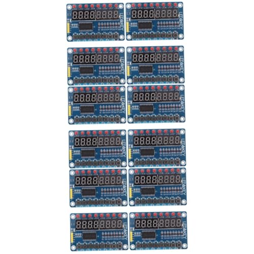 jojofuny Mikrocontroller Led Taster Mikrocontroller 12 STK 8-bit-led-digitalröhre Modul Led-digitalröhrenanzeige Plattform Schlüssel Mikrocontroller Hc3z Tm1638 Digitale Röhre 8 Tasten Bildschirm PCB jojofuny Mikrocontroller Led Taster Mikrocontroller 12 STK 8-bit-led-digitalröhre Modul Led-digitalröhrenanzeige Plattform Schlüssel Mikrocontroller Hc3z Tm1638 Digitale Röhre 8 Tasten Bildschirm PCB von jojofuny