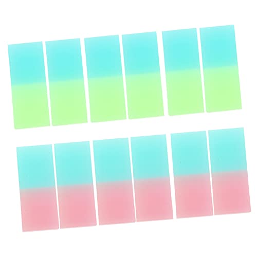 jojofuny 12 Stück Jelly Square Eraser trockener Radiergummi farbig Gelee-Radiergummis lustiger Radiergummi Radiergummis süß Zurück zu den Radiergummis für die Schule kleine Radiergummis PVC von jojofuny