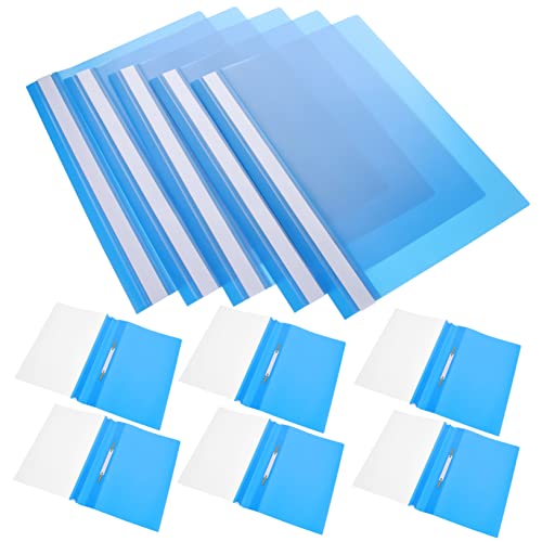 jojofuny 15 Stück Broschüre Datensammlung Dateiordner Organisator Aus Papier Dokumentinhaber Stapelbar Unterlagen Bürospeicher Ordner-organizer Bunt Dokumentieren Aktenordnerhalter Pp Blue von jojofuny