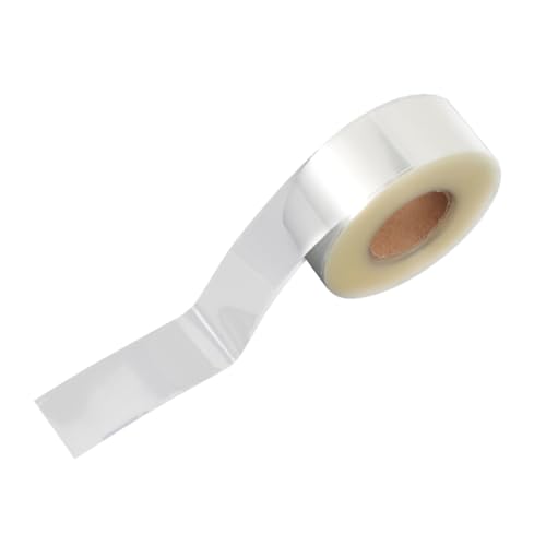 jojofuny 1Rolle Transparente Etikettenschutzfolie Wasserfeste PVC Für Barcode Schutz Selbstklebende Für Ordner Bürobedarf von jojofuny
