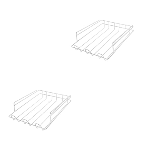 jojofuny 2 Stk Kühlschrank-eierregal Schrank Schublade Cupcake Corer Kolben Multifunktionales Lagerregal Eierrollgestell Bier Regal Lagerregal Für Bier Rostfreier Stahl Getränke Manager von jojofuny