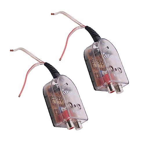 jojofuny 2 Stück Audiokonverter Auto High-Low-konverter Auto-high-Low-Adapter Autolautsprecher-pegeladapter Audio- Lautsprecher Autoradio Fahrzeugadapter Transparent Abs jojofuny 2 Stück Audiokonverter Auto High-Low-konverter Auto-high-Low-Adapter Autolautsprecher-pegeladapter Audio- Lautsprecher Autoradio Fahrzeugadapter Transparent Abs von jojofuny