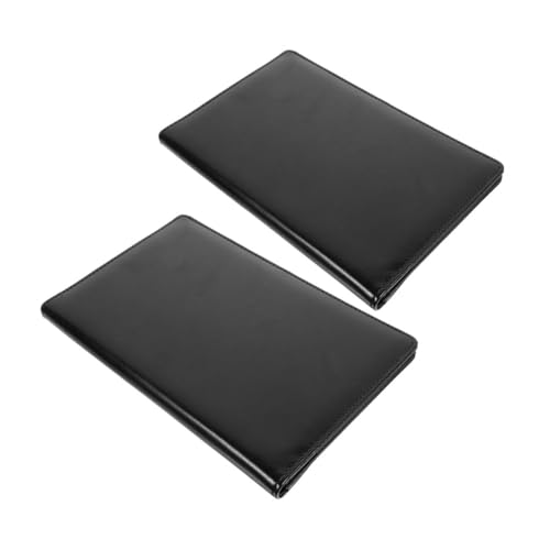 jojofuny 2 Stück Billboard Clip-Schreibtafel Klassenzimmer-Klemmbrett klein Ordner Klemmbretter Mini Notizblock Schneidbrett Office-Dokumentenklammern Multifunktionsplatine PU-Leder Black jojofuny 2 Stück Billboard Clip-Schreibtafel Klassenzimmer-Klemmbrett klein Ordner Klemmbretter Mini Notizblock Schneidbrett Office-Dokumentenklammern Multifunktionsplatine PU-Leder Black von jojofuny