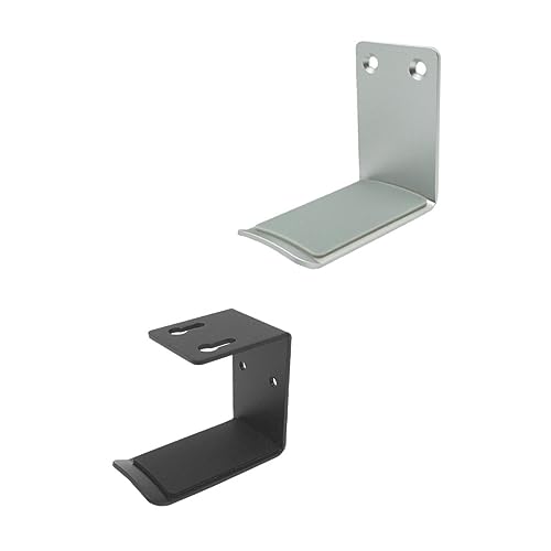 jojofuny 2 Stück Kopfhörerständer Stand Schreibtischhaken Für Kopfhörer Headset Ohr Haken Zum Aufhängen Von Kopfhörern Kopfhörer-aufhänger Black Aluminiumlegierung von jojofuny