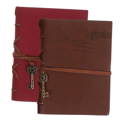 jojofuny 2 Teiliges Handbuch Mit Notizblock Für Männer Gepunkteter Planer Tagebuch Vintage Nachfüllbar Für Arbeit Tägliches Studium Journaling Für Erwachsene Journale Business von jojofuny