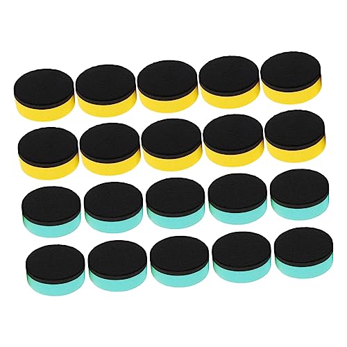 jojofuny 20 Stück Magnetplatte abwischen Whiteboard eraser Magnetic eraser for whiteboard Radiergummi für Trockenlöschtafel Mini-Whiteboard-Radierer Magnetischer Whiteboard -Radiergummi eva von jojofuny