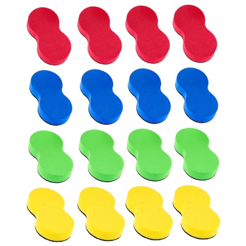 jojofuny 20 Stück Whiteboard-Radierer Ausstellung groß Trockener Löschbrett Radiergummi für weiße Boards Tafelreiniger Büro Schulmaterial für Radiergummi für Trockenlöschtafel Eva von jojofuny