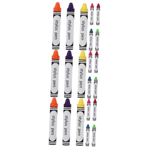 jojofuny 21 STK Eingabestift universeller Stift universeller kapazitiver Stift universal Pen schreibkladde gelstift kreativer Stylus-Stift Bildschirmschreibstift eben Tablette Wachsmalstift von jojofuny