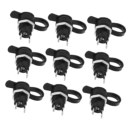 jojofuny 24St Steckdose wasserdichte Kappe Fitnessgeräte, Trainingsgeräte Telefon Panel Stromversorgung Einbaubuchse Netzteil mit Gewinde Gleichstrom Verbinder Stecker Tafel Plastik jojofuny 24St Steckdose wasserdichte Kappe Fitnessgeräte, Trainingsgeräte Telefon Panel Stromversorgung Einbaubuchse Netzteil mit Gewinde Gleichstrom Verbinder Stecker Tafel Plastik von jojofuny