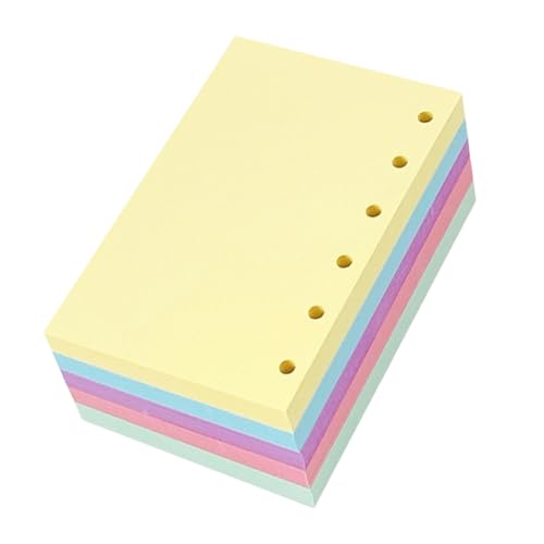 jojofuny 250 Farbenfrohes inneres Seitenhandbuch ordner Nachfüllpapier für Mini-Binder farbiges Notizbuchpapier Mini-Bindepapier jojofuny 250 Farbenfrohes inneres Seitenhandbuch ordner Nachfüllpapier für Mini-Binder farbiges Notizbuchpapier Mini-Bindepapier von jojofuny