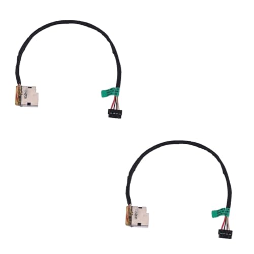 jojofuny 2St Gleichstrombuchsenanschluss Sturdy plastiktisch Replacement plasur Plastic caakg Metal Adapter Netzteilanschluss Laptop-Kabel Gleichstromkabel Laptop Netzteil stoßverbinder Dc von jojofuny