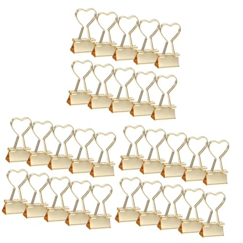 jojofuny 3 Sätze Elliot-ordner Mini-bindeklammern Miniclips Binderclip Büro Papier Kleine Heftklammern Mittlere Heftklammern Große Bindeklammern Metall Golden 10 Stück * 3 jojofuny 3 Sätze Elliot-ordner Mini-bindeklammern Miniclips Binderclip Büro Papier Kleine Heftklammern Mittlere Heftklammern Große Bindeklammern Metall Golden 10 Stück * 3 von jojofuny