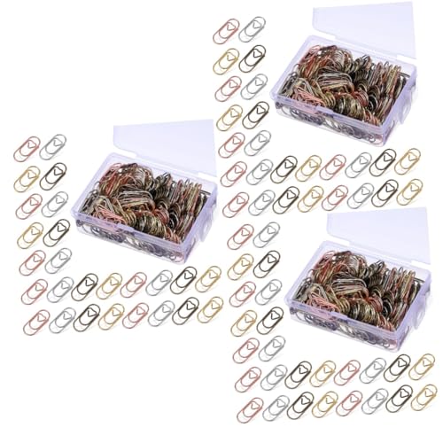 jojofuny 3 Sätze Mini Love Paper Clip Büroklammern in Knochenform Bronze Mini -papierclips Pflicht Schlüssel Led Ö Lustige Papierclips Metall -büroklamme 200 Stück * 3 jojofuny 3 Sätze Mini Love Paper Clip Büroklammern in Knochenform Bronze Mini -papierclips Pflicht Schlüssel Led Ö Lustige Papierclips Metall -büroklamme 200 Stück * 3 von jojofuny