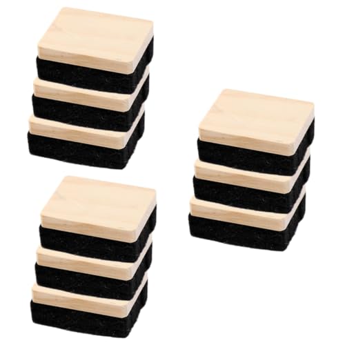 jojofuny 3 Sätze Radiergummi Planke Whiteboard-radierer Whiteboards Whiteboard-kreideradierer Lehre Kreideradierer Für Tafel Whiteboard-staubwedel Tafelwischer Für Tafel Hölzern 3 Stück * 3 von jojofuny