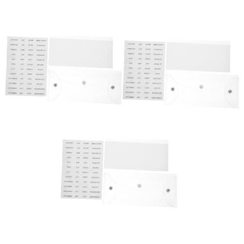 jojofuny 3 Sets Spar Ordner Teiler Budget Ordner Teiler Bulk Save Klare Budget Register Geldsparende Brieftaschentaschen Für Ordner Taschenindex Geld Ordner Teiler Pp Transparent jojofuny 3 Sets Spar Ordner Teiler Budget Ordner Teiler Bulk Save Klare Budget Register Geldsparende Brieftaschentaschen Für Ordner Taschenindex Geld Ordner Teiler Pp Transparent von jojofuny