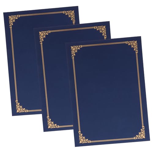 jojofuny 3 Sets Zertifikatshüllenmappe Drei Diplommappenhüllen Schutzfolien Zertifikatshalter Dokumentenbedarf Zertifikatsmappe Damen Zertifikatshülle Kunstleder Wenn Papier Marine jojofuny 3 Sets Zertifikatshüllenmappe Drei Diplommappenhüllen Schutzfolien Zertifikatshalter Dokumentenbedarf Zertifikatsmappe Damen Zertifikatshülle Kunstleder Wenn Papier Marine von jojofuny