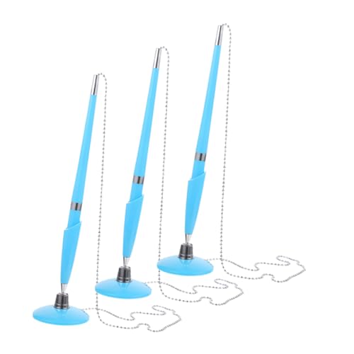 jojofuny 3 Stück Business Desk Stift Counter-Kugelschreiber Empfangsthekenstifte Kugelschreiber mit Kette Schalter verschleißfester Stift Bürostifte mit Kette 2 Stück Verpackung Blau jojofuny 3 Stück Business Desk Stift Counter-Kugelschreiber Empfangsthekenstifte Kugelschreiber mit Kette Schalter verschleißfester Stift Bürostifte mit Kette 2 Stück Verpackung Blau von jojofuny