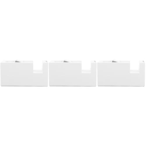 jojofuny 3 Stück Klebebandabroller Cutter Halter Klebeband-Spender-Schreibtisch Bandspender Bürobedarf Tape Dispenser Schreibtisch niedlich Abs Weiß jojofuny 3 Stück Klebebandabroller Cutter Halter Klebeband-Spender-Schreibtisch Bandspender Bürobedarf Tape Dispenser Schreibtisch niedlich Abs Weiß von jojofuny