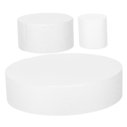 jojofuny 3 Stück Schaumkuchenembryo -modell Kaffee Fondantform Fondant-zuckerguss-werkzeuge Formen Für Ton Getränke Fondantform Fondantballwerkzeug Fondant -kuchenwerkzeuge Weiß von jojofuny