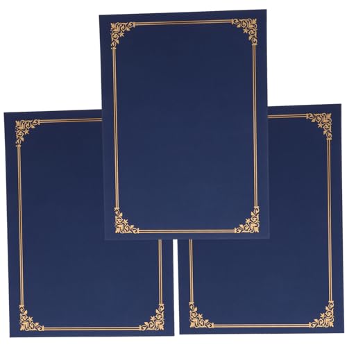 jojofuny 3 Stück Zertifikatshülle Anerkennungszertifikatsmappe Echte Einladung Ehrenpreishülle Taube Cheer Awards Zertifikate Student Für Hüllen Abschluss Graviertes Marinepapier jojofuny 3 Stück Zertifikatshülle Anerkennungszertifikatsmappe Echte Einladung Ehrenpreishülle Taube Cheer Awards Zertifikate Student Für Hüllen Abschluss Graviertes Marinepapier von jojofuny