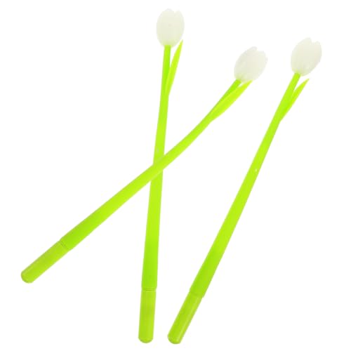 jojofuny 3Stücke Gelschreiber Mit Pflanzen Design Schreibgeräte Für Büro Und Schule Spitze Für Studenten Praktischer Stressabbau Stift von jojofuny
