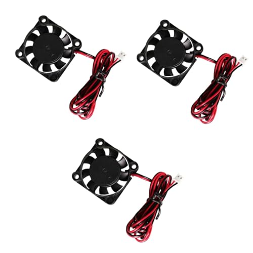 jojofuny 3 Stücke 3D Drucker Zubehör 12v Bürstenlosen Lüfter 0 12 Eine Draht Hohe Geschwindigkeit Einfache Installation von jojofuny