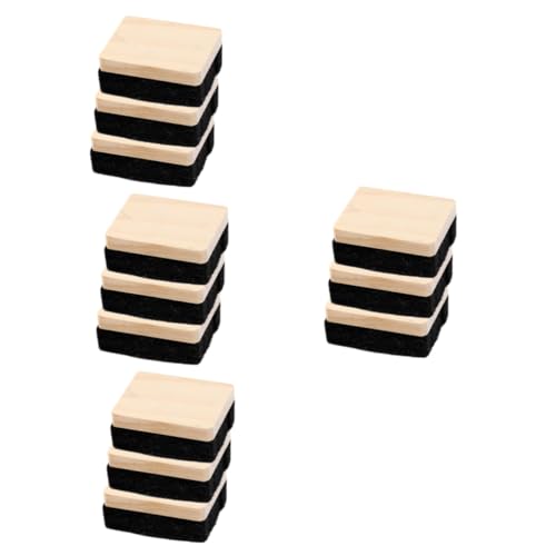 jojofuny 4 Sätze Radiergummi Kompakt Lehre Büro Staubfreier Kreideradierer Mini-kreide Whiteboard-radierer Tafelwischer Für Tafel Eraser Weiße Board Tafelradierer Gefühlt 3 Stück * 4 von jojofuny