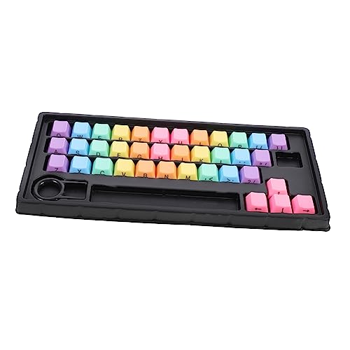 jojofuny 4 Sätze Tastenkappe Pudding Keycaps Keyset Tastatur Bunt Tastatur-dekor Kirsche Tastatur Klaviatur Tastatur Versorgung Tastaturschutz Computer Tastatur Tastaturen Scheinen Abs Pbt von jojofuny