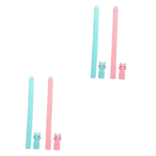 jojofuny 4 Stück Schutzhülle der zweiten Generation schützende Stiftabdeckung Stylus-Stiftkappe Cute Pencil case stifte Box Set kreative Stiftspitze Cartoon-Stifthülle einzigartig von jojofuny