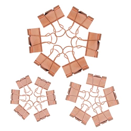 jojofuny 42 Stück Clip-Briefpapier bürobedarf büroklammern multifunktionale clips papierklammern Binder-Clips Schreibwaren winzige Heftklammern kleine Heftklammern Metall Rose Gold jojofuny 42 Stück Clip-Briefpapier bürobedarf büroklammern multifunktionale clips papierklammern Binder-Clips Schreibwaren winzige Heftklammern kleine Heftklammern Metall Rose Gold von jojofuny
