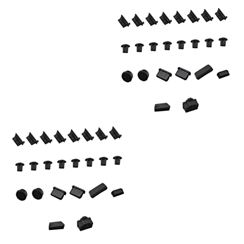 jojofuny 2 Sätze Pc-staubschutz Für Motherboards Port-staubstopper Pc-schnittstellenabdeckung Langlebiger Silikonstopper 24 Stück * 2 jojofuny 2 Sätze Pc-staubschutz Für Motherboards Port-staubstopper Pc-schnittstellenabdeckung Langlebiger Silikonstopper 24 Stück * 2 von jojofuny